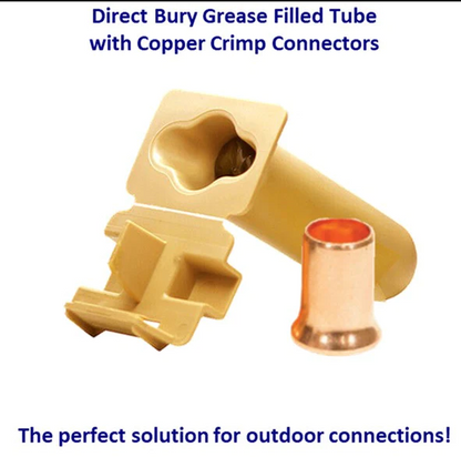 GTSR Direct Bury Grease Filled Tube w/Copper Crimp Connector (25pk)