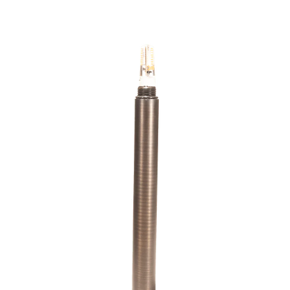 Total Light  Boca Brass Path Light- 8" Shade 18" Stem