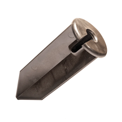 Total Light  Boca Brass Path Light- 6" Shade 18" Stem
