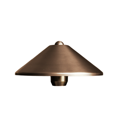 Total Light Destin Brass Path Light- Cone Shade 18" Stem