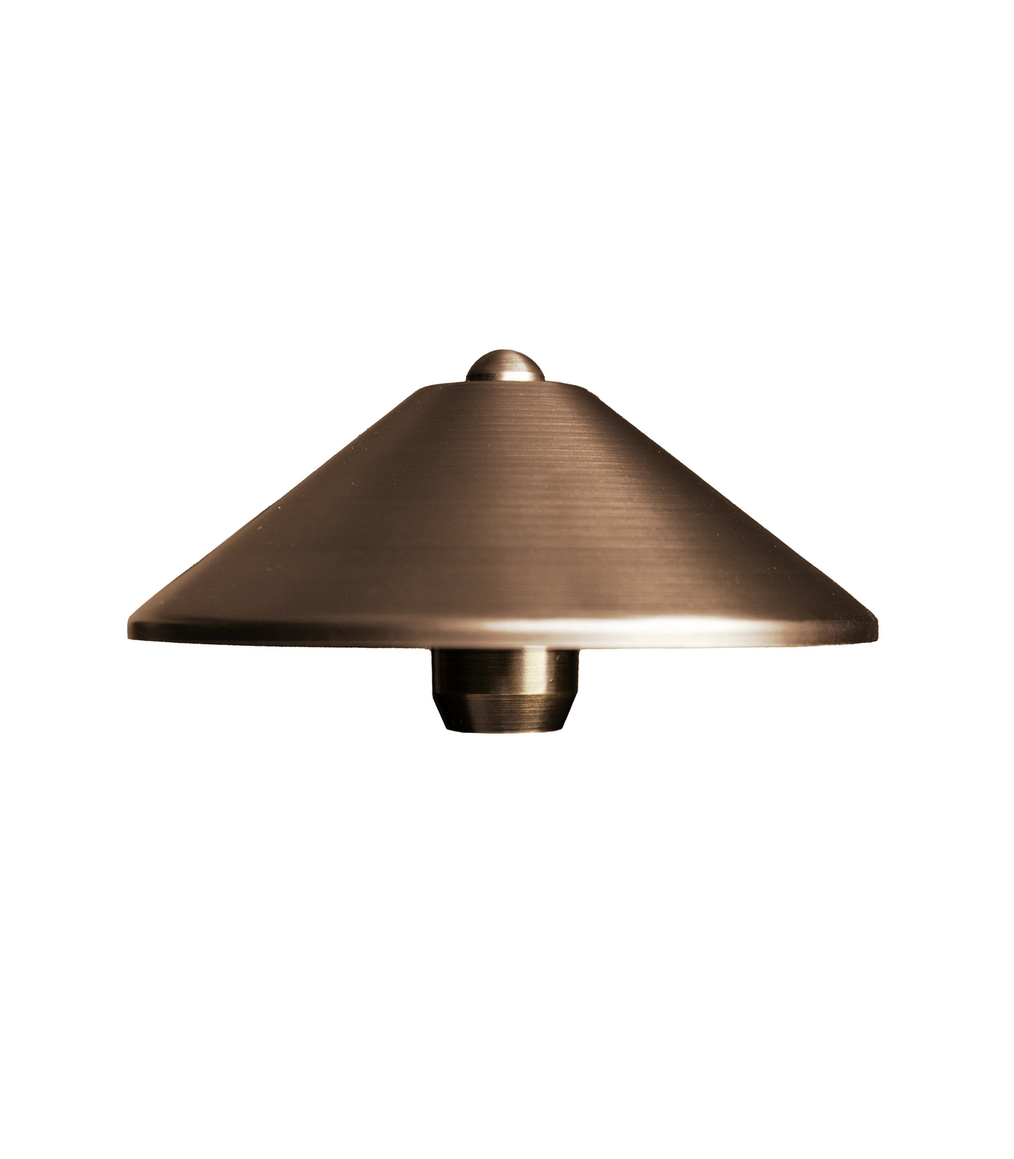 Total Light Destin Brass Path Light- Cone Shade 15" Stem