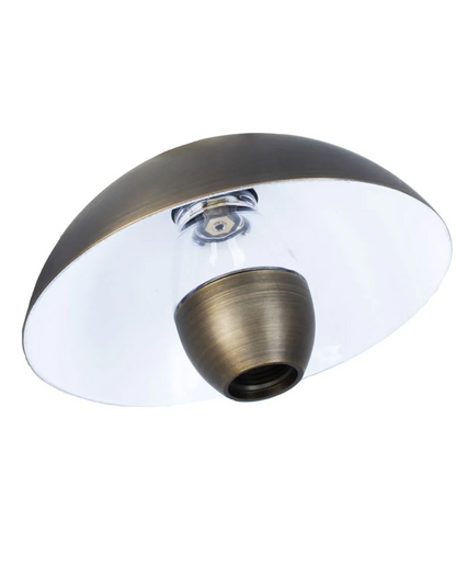 Total Light Melbourne Classic Brass Dome Pathlight Top