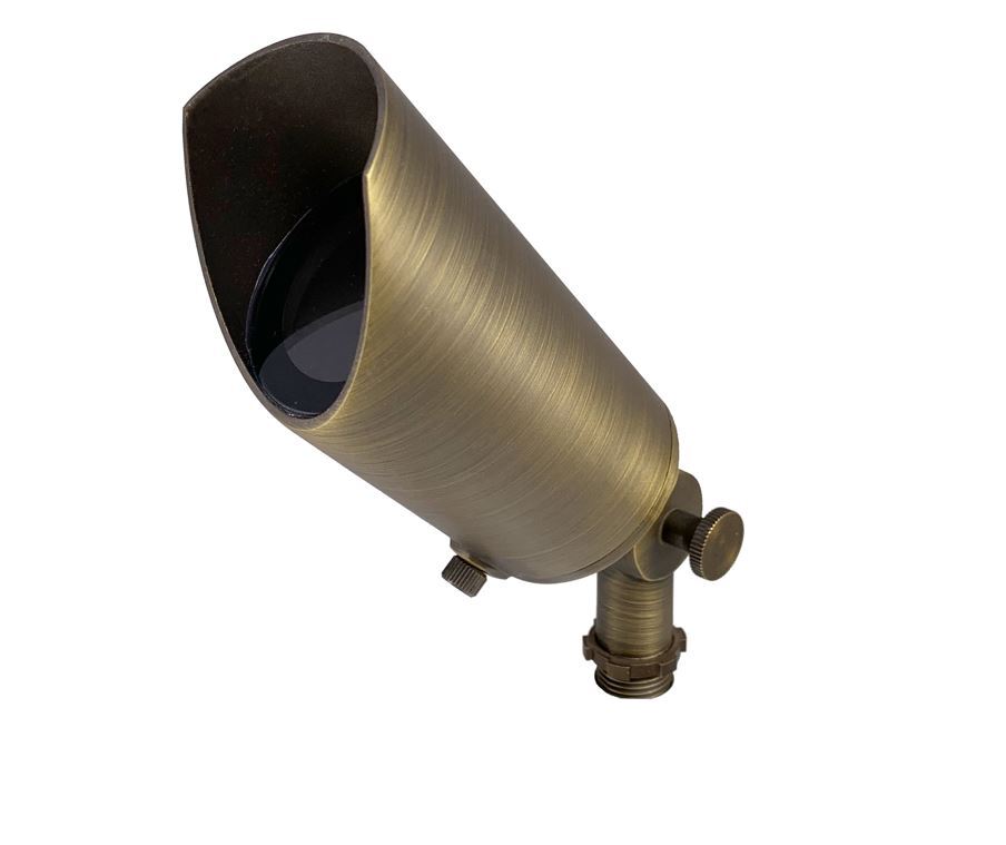 Total Light Grizzly Cast Brass Spotlight